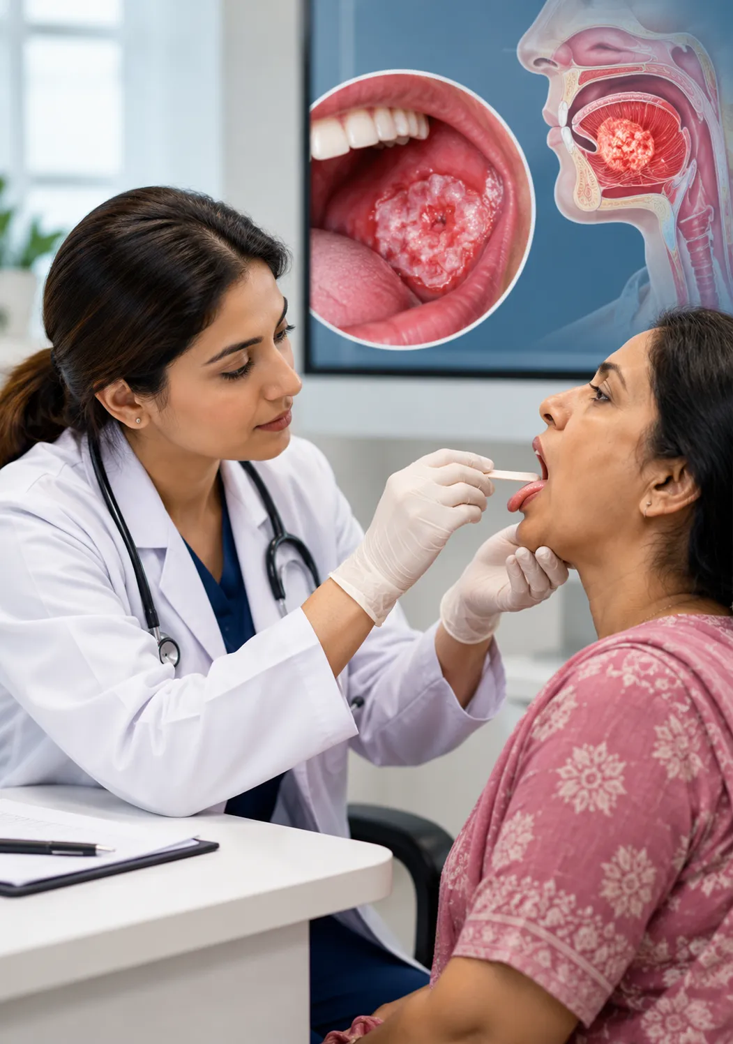 Oral Health Examination in Clinic