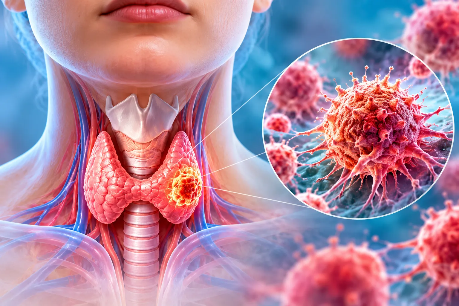 Thyroid Tumor Cellular Visualization
