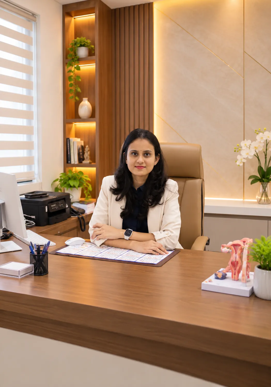 Warm Modern Oncology Consultation Office